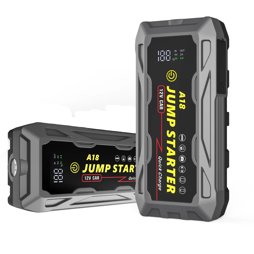 Portable car jump starter device